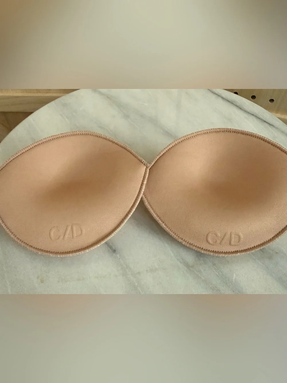 Water Filled Push Up Bra Cups - Nude